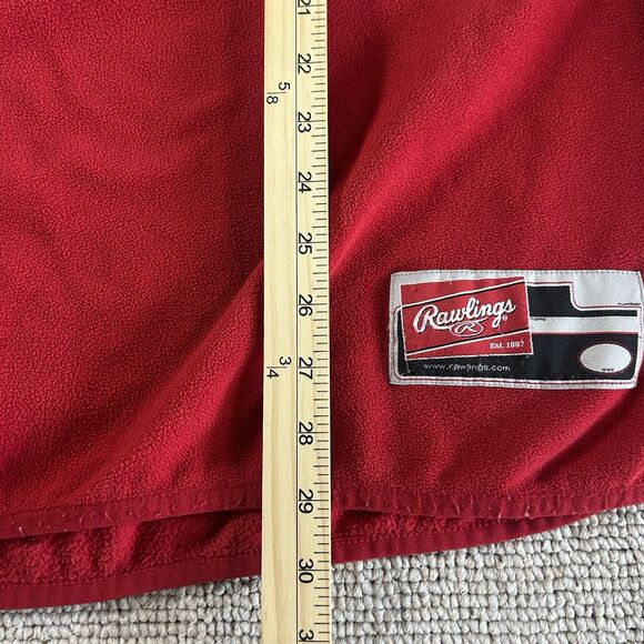 Detroit Red Wings Sweatshirt Mens XXL Rawlings Center Logo Fleece NHL Hockey Y2K - Picture 9 of 13